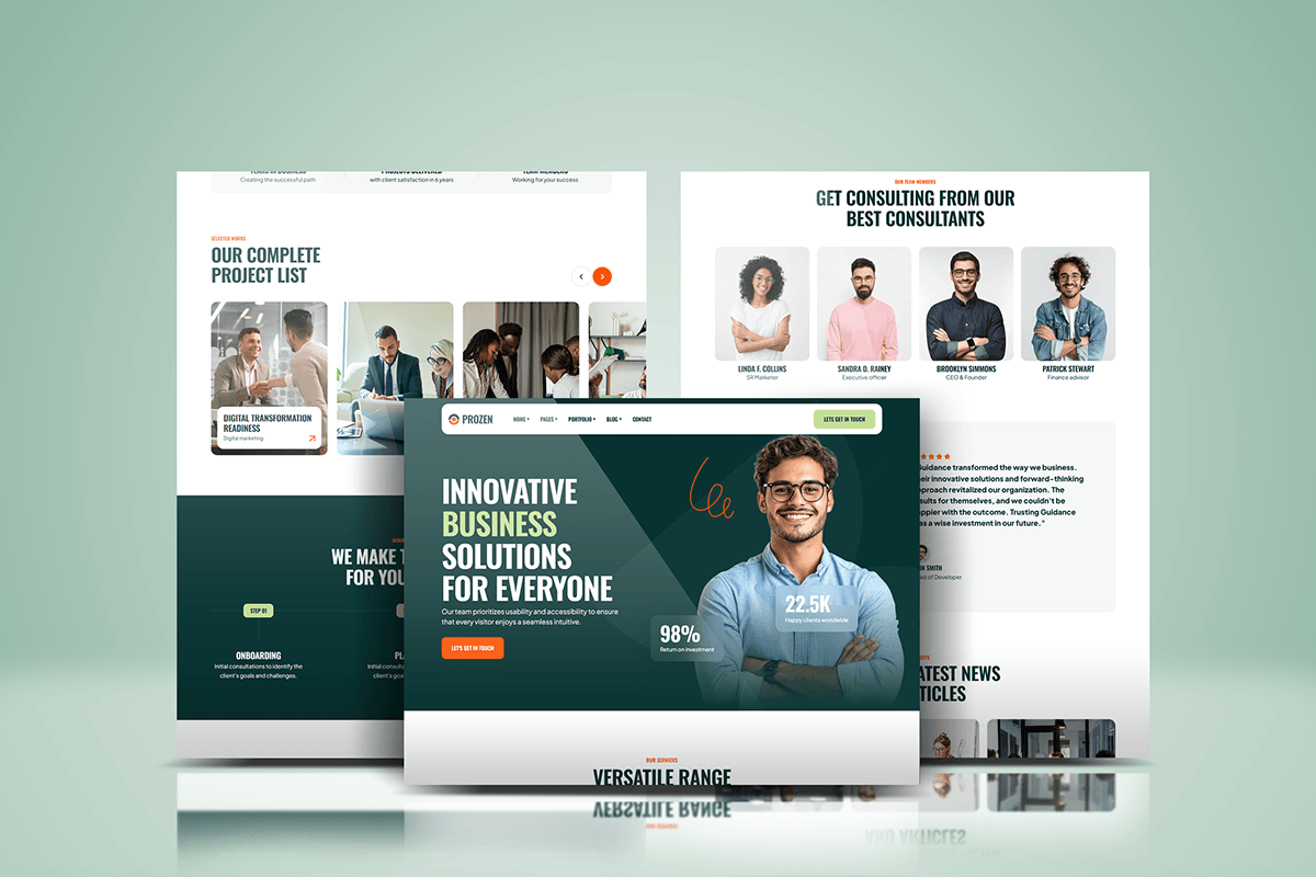 📊 Business Consulting Website